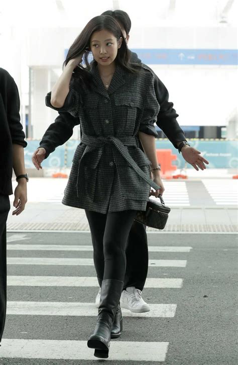 Jennie Kim Arrives at Incheon International Airport in Incheon, South Korea 10/02/2022 ...