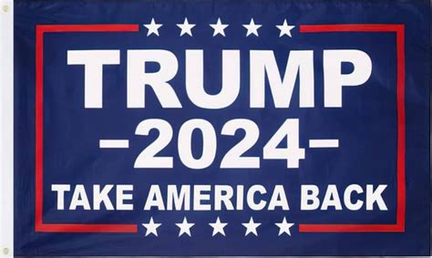 Trump 2024 Take America Back Flag 3' x 5' Size