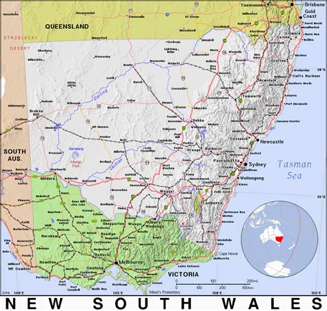 Printable Map Of Nsw - Printable Maps