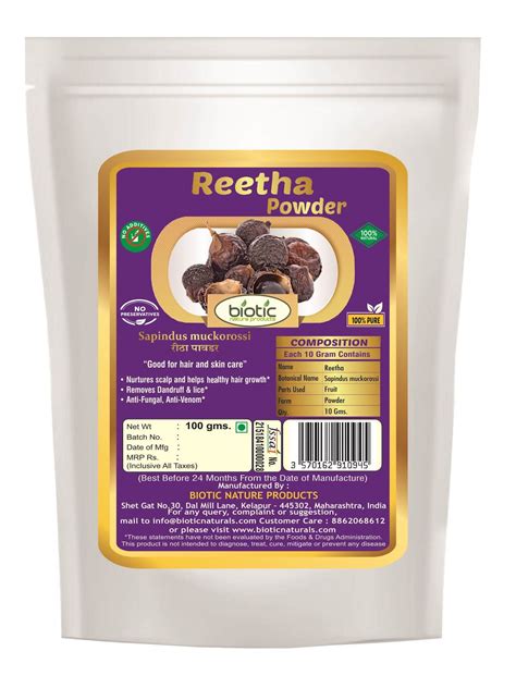 Buy Reetha Powder Online in India | Herbal Powder for Hair Growth | Herbal Powder for Skin Care