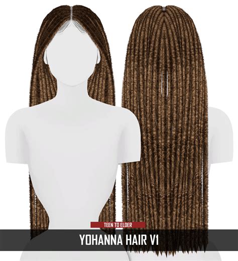 YOHANNA HAIR V1 - REDHEADSIMS - CC | Sims hair, Sims 4 black hair, Sims 4 afro hair