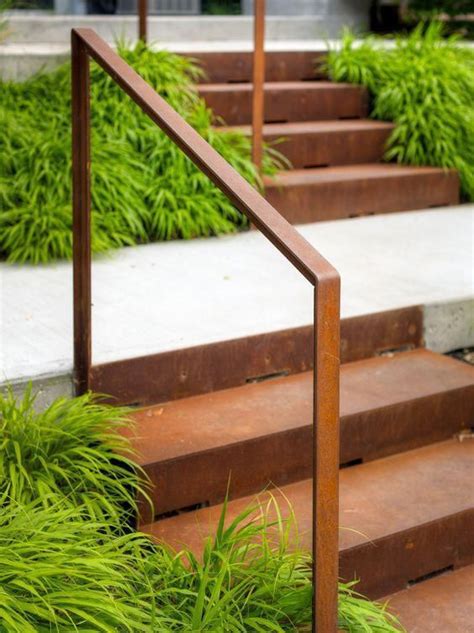 Outdoor Stair Railing Ideas | Outdoor stair railing, Outdoor stairs, Landscape stairs