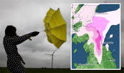 UK storm forecast: Met Office forecasts 70mph winds to batter nation after weather warning ...