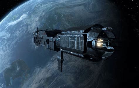 USS Sulaco, the troop ship that brings the colonial marines to LV-426 ...