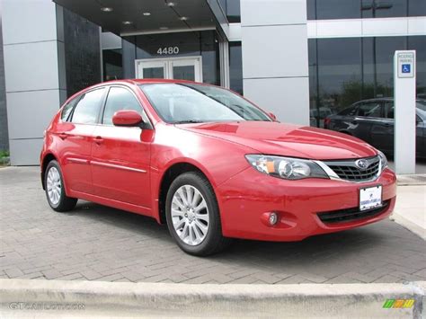 2008 Lightning Red Subaru Impreza 2.5i Wagon #7705393 Photo #17 | GTCarLot.com - Car Color Galleries