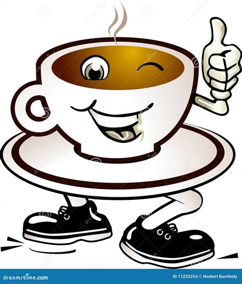 Happy coffee stock vector. Illustration of shop, espresso - 11225254