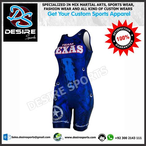 Custom Wrestling Singlets - Desire Sports