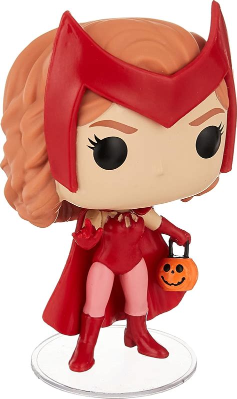 Amazon.com: Funko Pop! Marvel: WandaVision - Halloween Wanda Vinyl ...