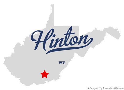 Map of Hinton, WV, West Virginia