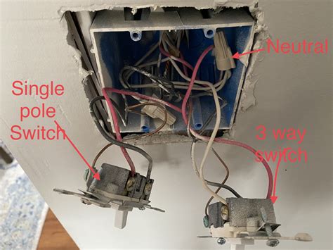 electrical - Can I connect two neutral wires from a Single pole switch and a 3 way switch to a ...