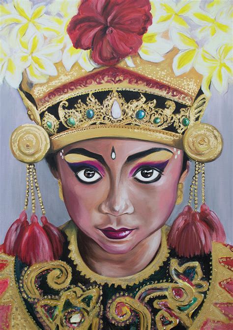 Balinese dancer Painting by Marisa Jimenez - Fine Art America