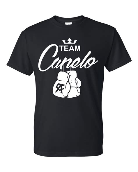 Team Canelo Alvarez Boxing Gloves White Logo Unisex T-Shirt | Etsy