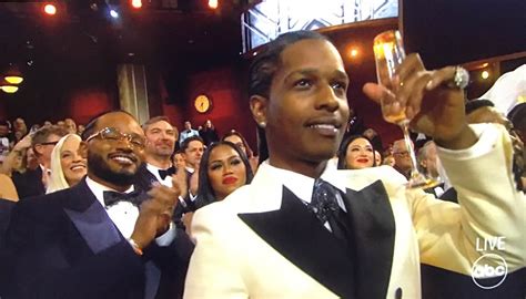 A$AP Rocky cheers on pregnant Rihanna at 2023 Oscars