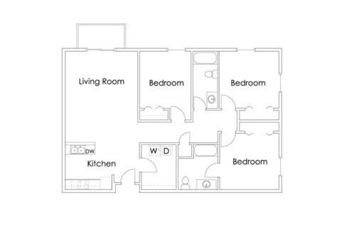 Floor Plans of Southpoint Apartments in Grand Forks, ND