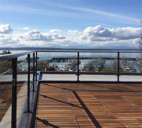 Glass Railing Installation in Puget Sound