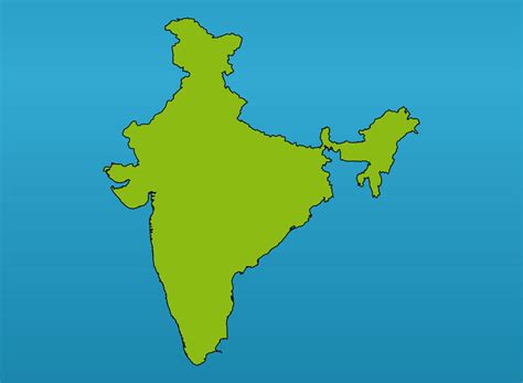 9 India Map Vector Images - India Map with Cities, Download Free Vector Map of India and India ...