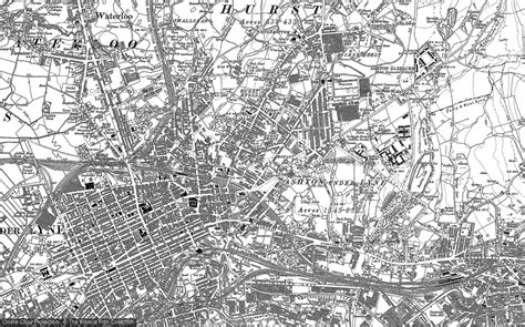 Historic Ordnance Survey Map of Ashton-Under-Lyne, 1907