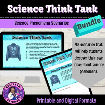 Bell Ringers for Science: Scenarios using Science Phenomena BUNDLE