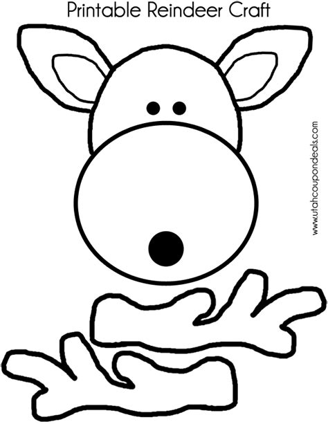 Printable Reindeer Ears