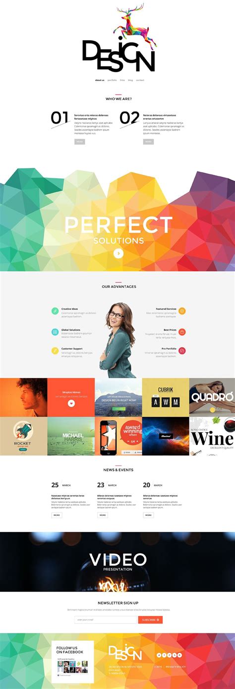 Free Graphic Design Website Templates