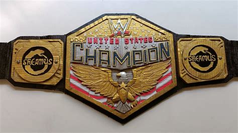 How To Make United States Championship Title Belt | DIY WWE United States Championship - YouTube