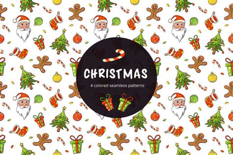 Christmas Vector Seamless Pattern - Free Download