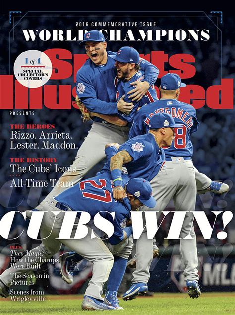 Chicago Cubs, 2016 World Series Champions Sports Illustrated Cover #2 ...