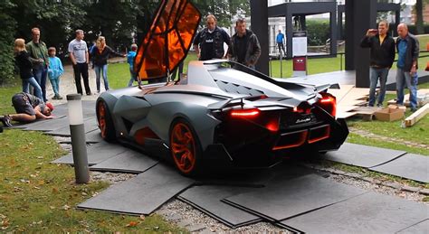 Lamborghini Egoista Revving, What a Sound!