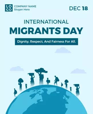 International Migrants Day Poster Template - PhotoADKing