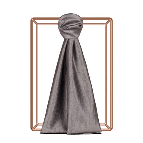 Silver Lurex Silk Scarf | Ipekevi