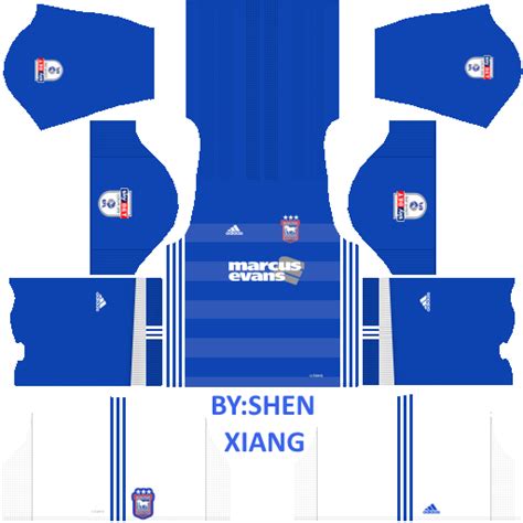 Ipswich town F.C 2018 Kits DLS/FTS