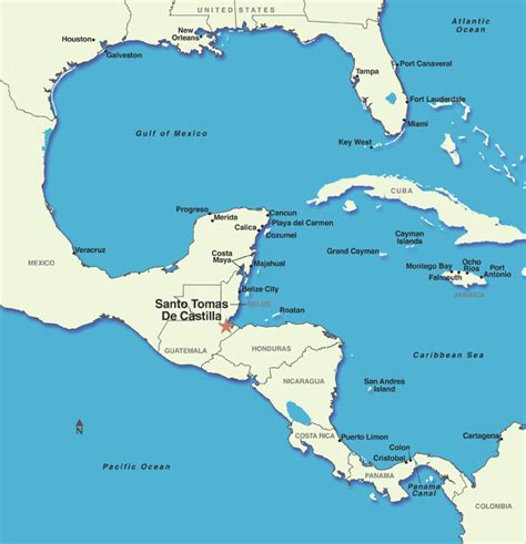 Jamaica Cruise Ports: Santo Tomas de Castilla, Guatemala