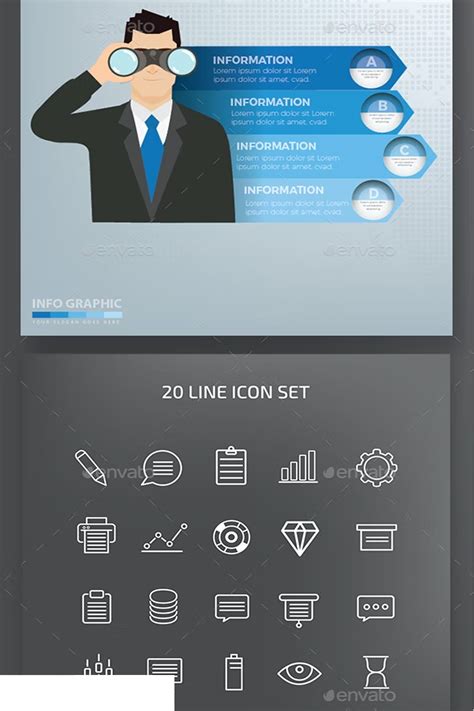 Vision Infographics Design – MasterBundles