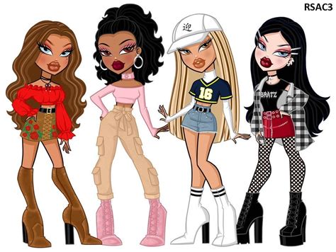 Jade Bratz Outfits Cartoon : Bratz Yasmin Cloe Hayden Sasha Anniversary Eyelash Dolls Panenka ...