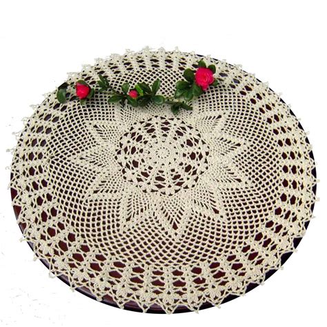 Round Tablecloth Crochet Patterns – Free Patterns