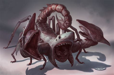 ArtStation - Hellish Hybrids, Dave Melvin | Fantasy creatures art, Creature concept art, Fantasy ...