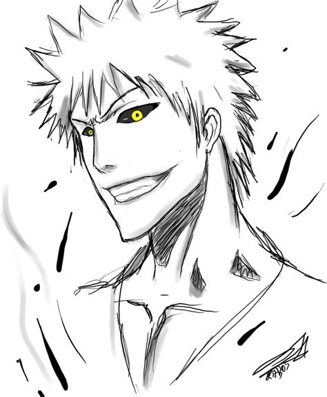 bleach: H-ichigo quick sketch by xKABOSx on DeviantArt