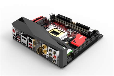 Motherboard I/O Cover | 3D CAD Model Library | GrabCAD