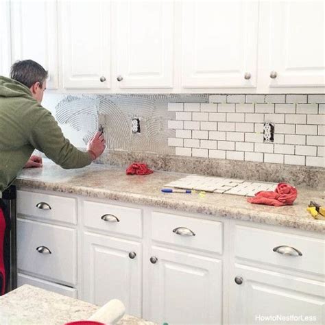 How to Install a Kitchen Backsplash - How to Nest for Less™ | Diy ...