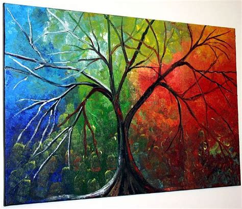 - by LUIZA VIZOLI from | Seasons art, Tree art, Paintings i love