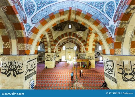 Interior View of Selimiye Mosque in Edirne, Turkey Stock Image - Image of islamic, mosque: 132926929