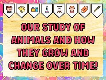 OUR STUDY OF ANIMALS AND HOW THEY GROW AND CHANGE OVER TIME! Grade 3 ...