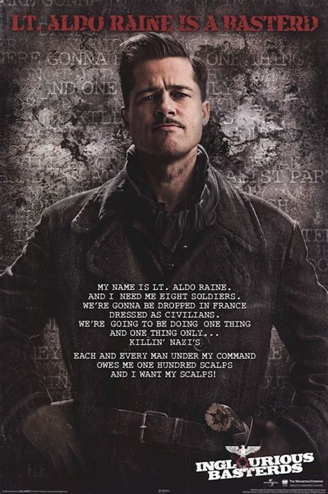 Aldo Raine Inglourious Basterds Quotes. QuotesGram