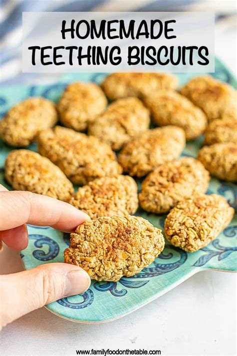 Homemade teething biscuits - Family Food on the Table