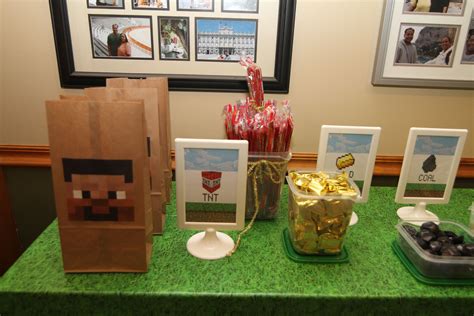 Minecraft Favors Minecraft Birthday Party, Favors, Presents, Guest ...