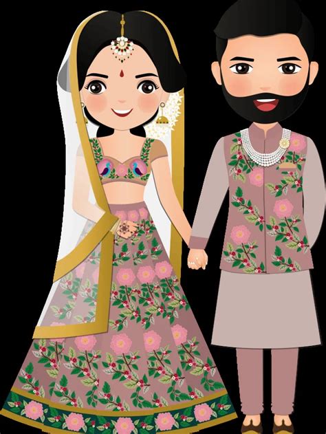 Best Marriage Wedding Couple Cartoon - Crafty Art Graphic Design Tool