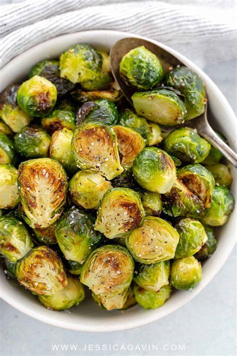 Oven Roasted Brussel Sprouts - Jessica Gavin