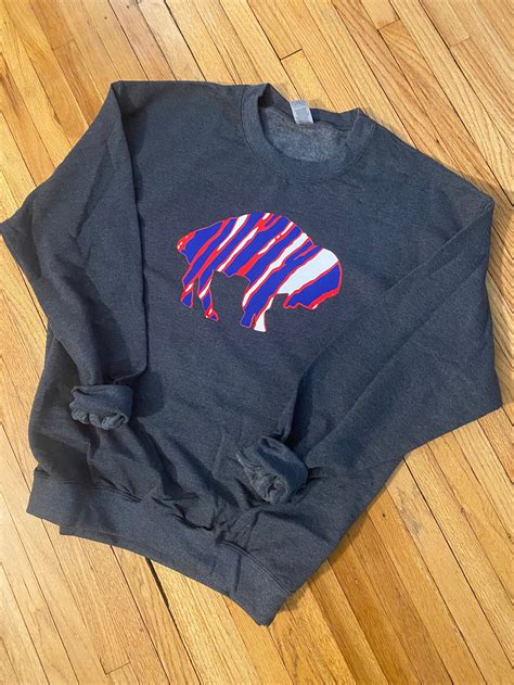 Buffalo Bills Zubaz Sweatshirt Zubaz print sweatshirt | Etsy