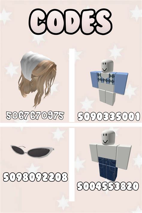 Aesthetic Roblox Outfit Codes Ideas