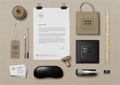 20 Free High-Resolution Corporate Identity & Branding Mockup Templates